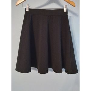 Xhilaration Black A-Line Skirt